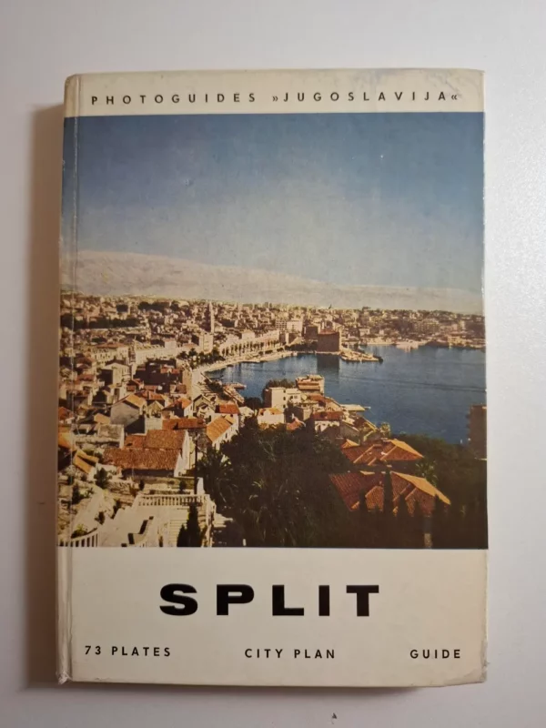 Photoguides Jugoslavija SPLIT 73 plates City plan guide - stari turistički vodič grada Splita Duško Kečkemet