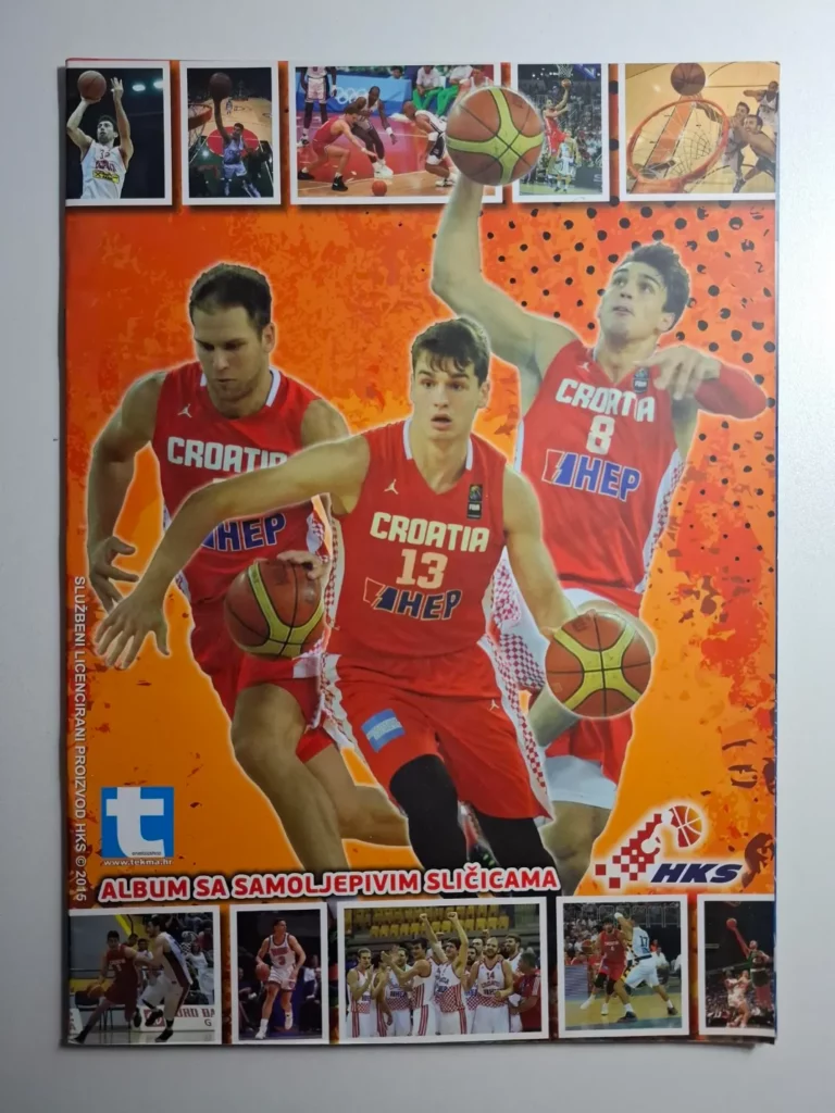 HKS (Hrvatski košarkaški savez) - prazan album sa sličicama - košarka i košarkaši 2015