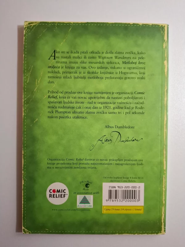 Metloboj kroz stoljeća / Kennilworthy Whisp - J. K. Rowling (Hogwarts, Harry Potter) - Slika 2