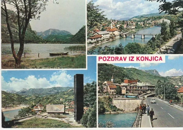Razglednica KONJIC žig Bradina - izdavač Vesti Titovo Užice