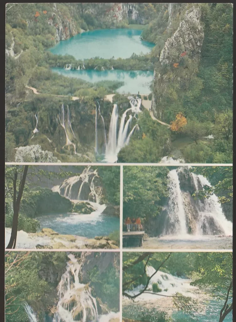 Razglednica Plitvička jezera - Plitvice, izdavač Zadružna štampa Zagreb