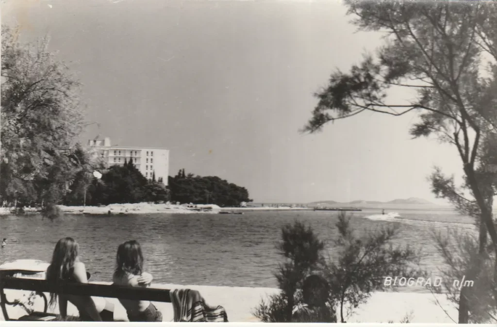 Razglednica i žig Biograd na moru 1967