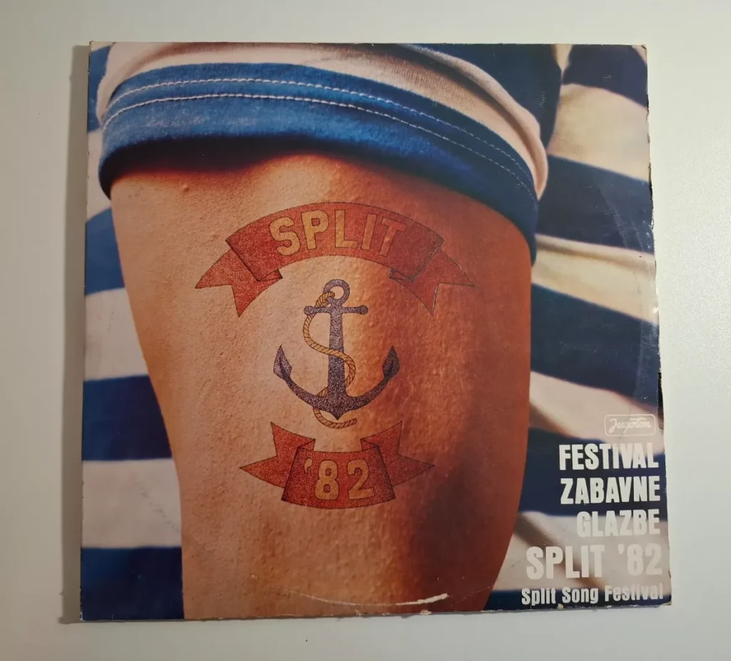 Dupli LP Festival zabavne glazbe Split 1982 - Jugoton