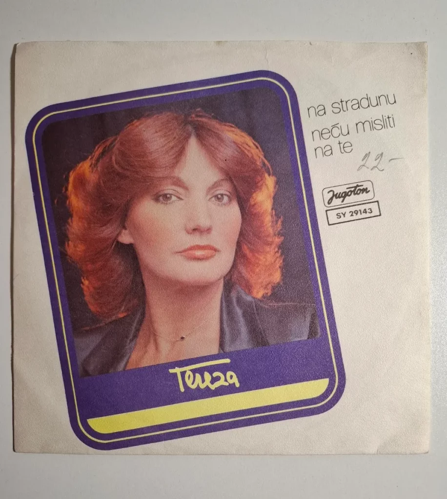 SP Tereza Kesovija - Na Stradunu / Neću Misliti Na Te - singlica Jugoton