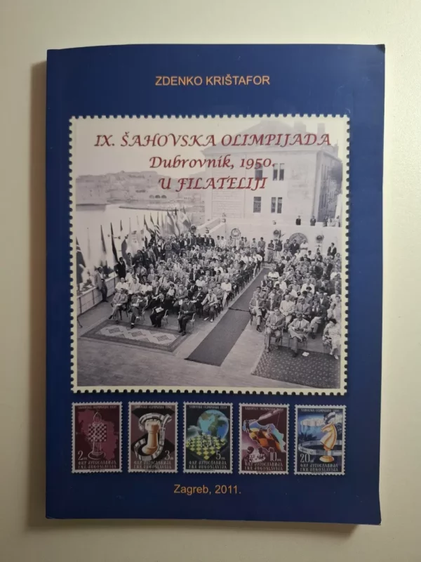 Zdenko Krištafor - IX. šahovska olimpijada Dubrovnik 1950. u filateliji