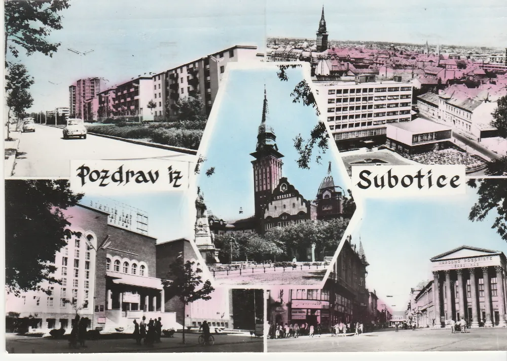 Razglednica i žig Subotica - izdanje Jugoturist Beograd