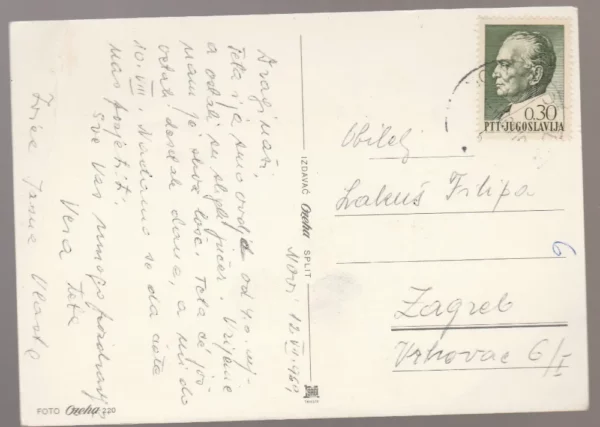 Razglednica Selce - Crikvenica - Kraljevica - Novi Vinodolski 1969 - Slika 2