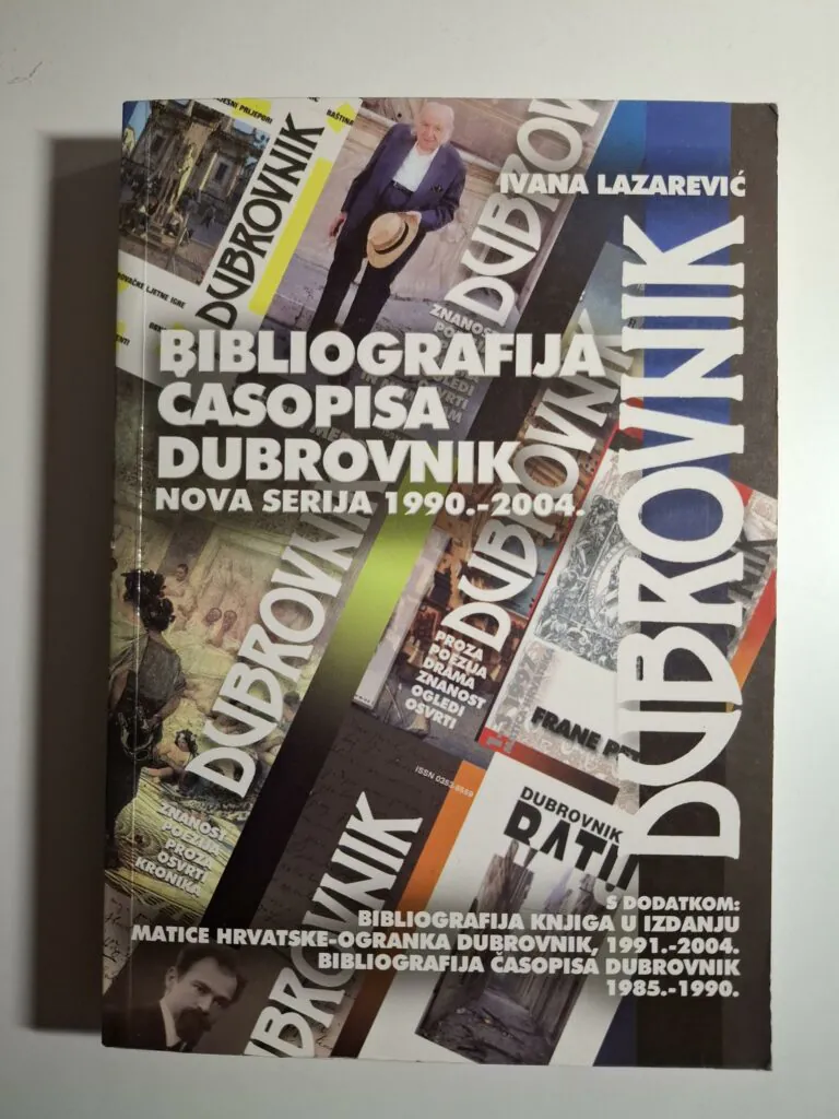Bibliografija časopisa "Dubrovnik" : nova serija 1990. - 2004, Ivana Lazarević