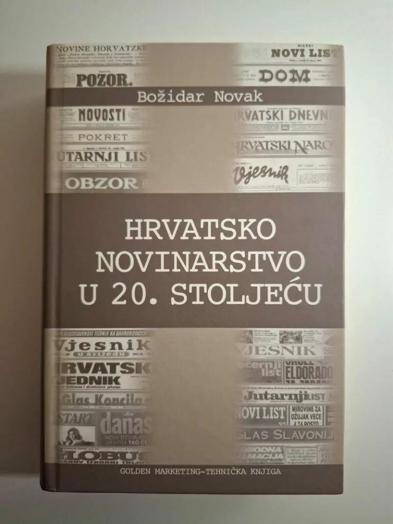 Hrvatsko novinarstvo u 20. stoljeću - Božidar Novak