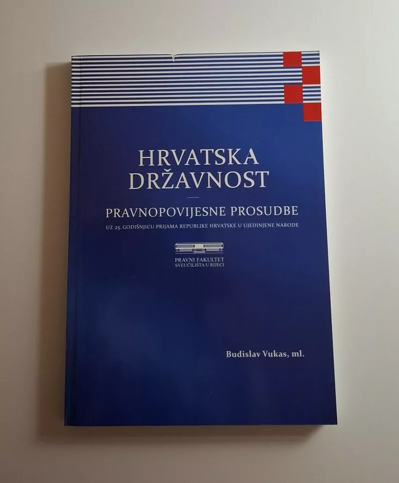 Hrvatska državnost - pravnopovijesne prosudbe Budislav Vukas