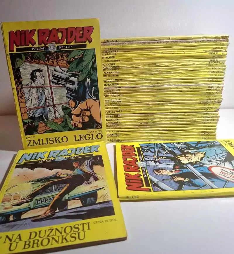 Nik Rajder 1-39 Dnevnik Krimi strip (Nick Raider)