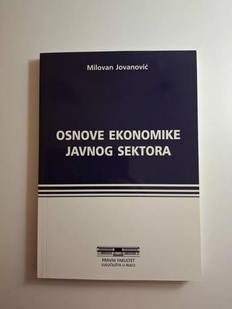 Osnove ekonomike javnog sektora - Milovan Jovanović