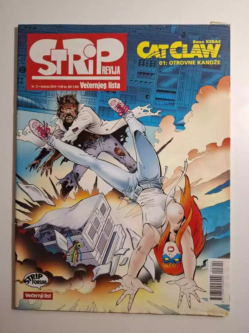 Strip revija Večernjeg lista br 12 Cat Claw - Otrovne kandže
