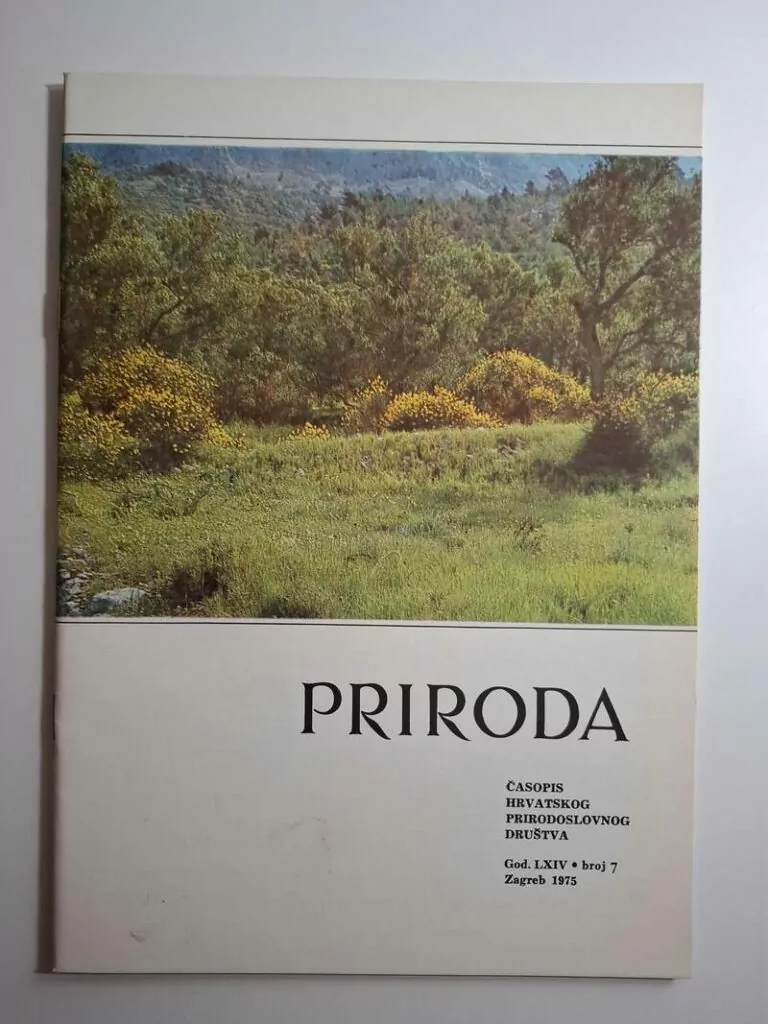 Priroda - časopis Hrvatskog prirodoslovnog društva 1975 - broj 7