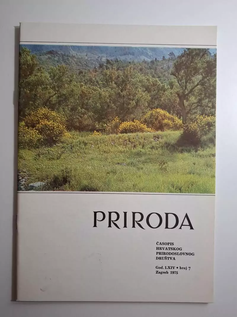 Priroda - časopis Hrvatskog prirodoslovnog društva 1975 - broj 7