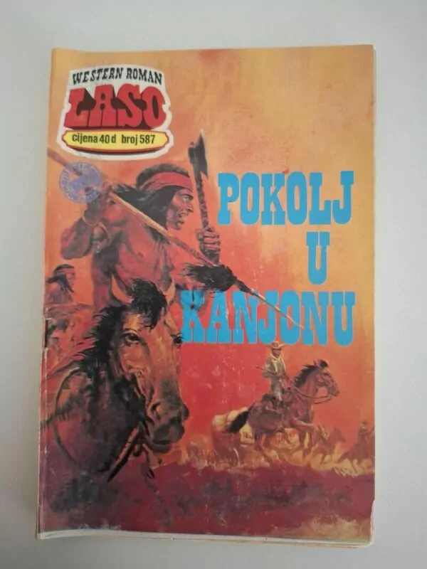 LASO 587 western roman Pokolj u kanjonu - Millo S. Peterson
