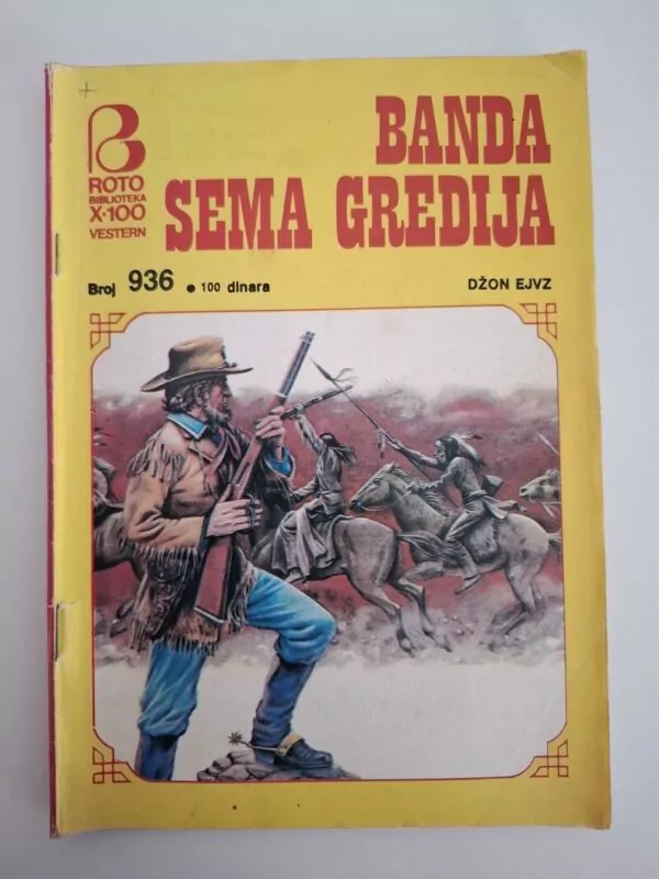ROTO BIBLIOTEKA Western roman 936 - Džon Ejvz - Banda Sema Gredija