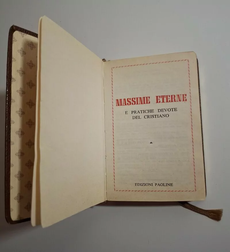 Massime eterne e pratiche devote del cristiano 1948 Edizioni Paoline - Slika 2