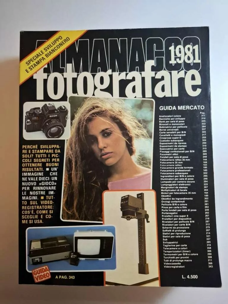 Almanacco fotografare 1981 (3) - almanah fotografije i fotografiranja (tal.izdanje) Editoriale Effe