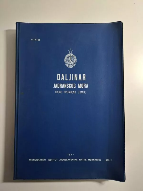 Daljinar Jadranskog mora - Hidrografski institut Jugoslovenske ratne mornarice