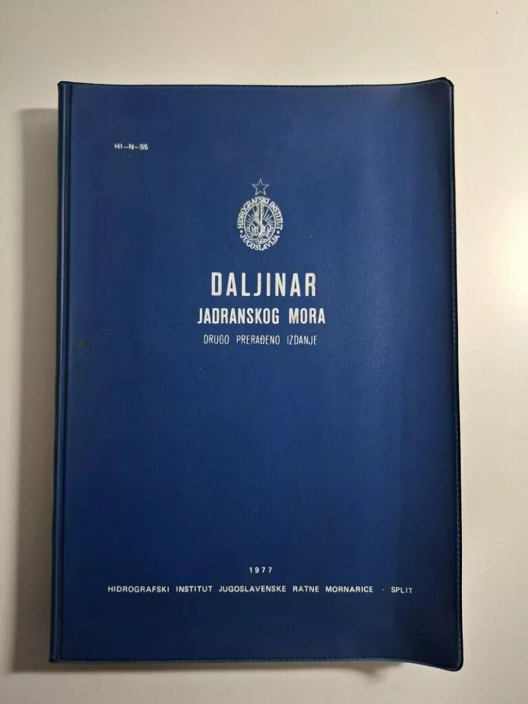 Daljinar Jadranskog mora - Hidrografski institut Jugoslovenske ratne mornarice