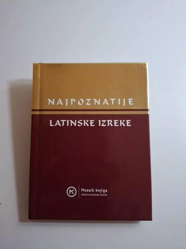 Najpoznatije latinske izreke (Mozaik knjiga)