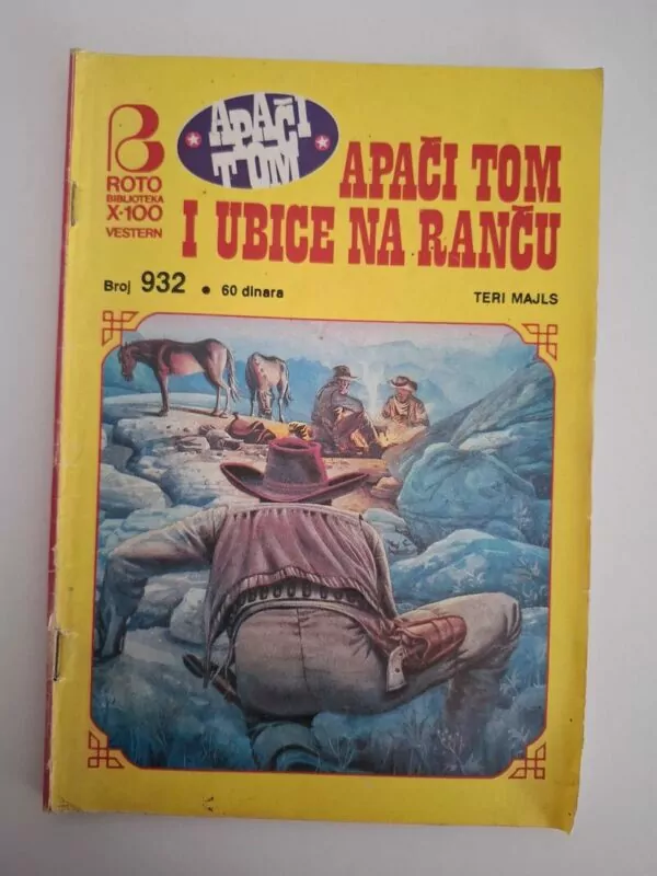 ROTO BIBLIOTEKA Western roman 932 - Teri Majls - Apači Tom i ubice na ranču