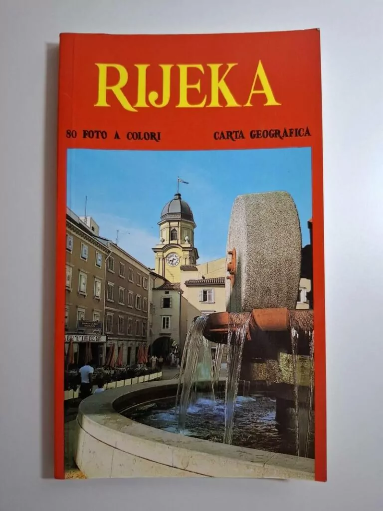 Rijeka - 80 fotografija u boji - Zemljopisna karta (80 foto a colori - carta geografica)