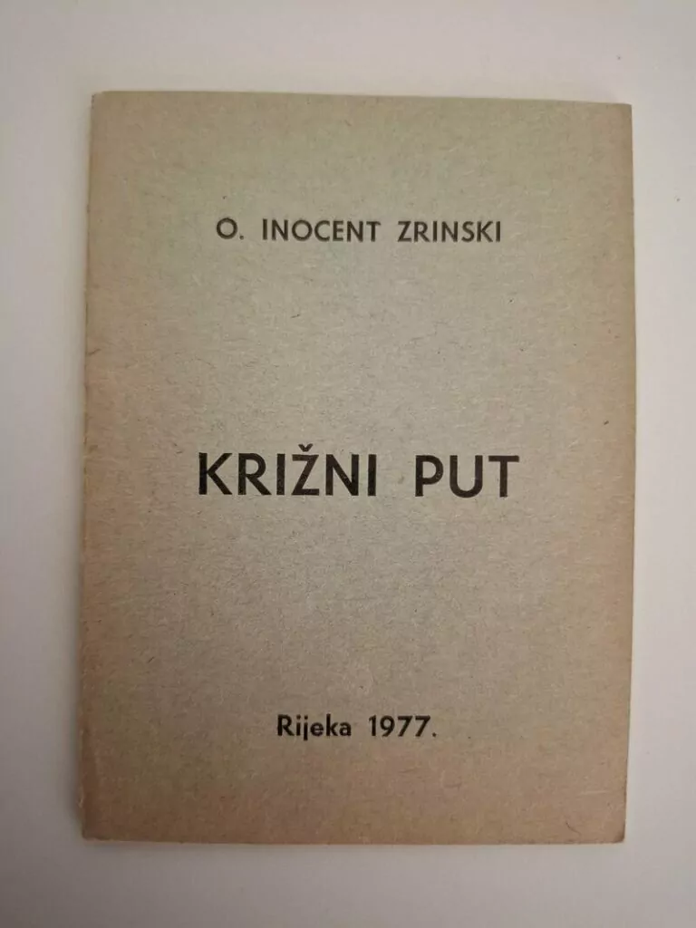 Stari molitvenik - Križni put 1977 Rijeka - O. Inocent Zrinski