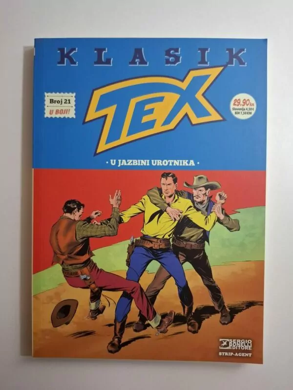 Tex klasik 21 - U jazbini urotnika (Strip Agent) - u boji