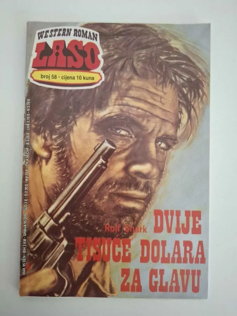 Western roman LASO broj 58 - Dvije tisuće dolara za glavu , Rolf Shark