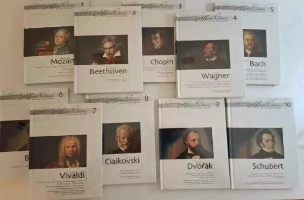 I Grandi della Musica Classica KOMPLET 1-10 s cd-ovima (život i djela - velikani klasične glazbe) - Slika 2