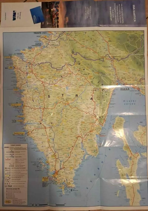 Istra - turistička auto-karta - Slika 2
