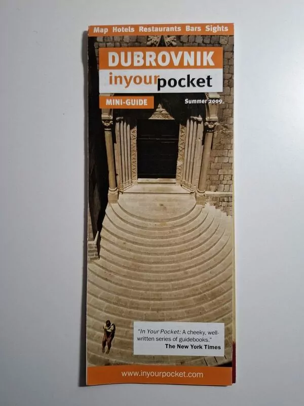 Dubrovnik in your pocket - mini guide, vodič brošura