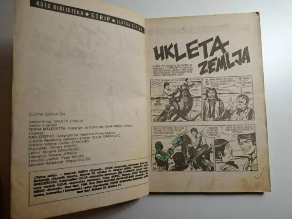 Zagor ZS 798 - Ukleta zemlja (Dnevnik)