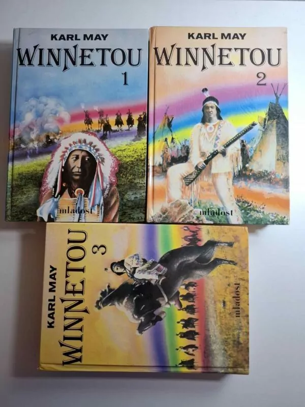 Winnetou - Karl May - komplet od 3 knjige (Mladost) - Slika 2