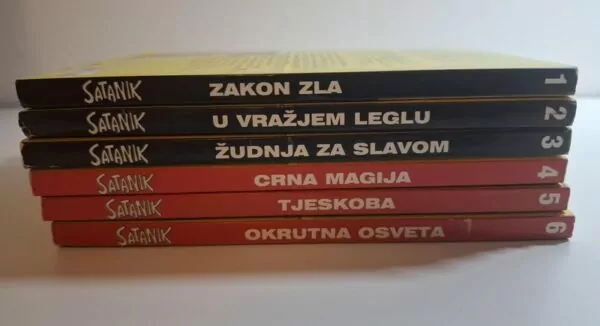 Satanik komplet 1-6 Bookglobe - Slika 2
