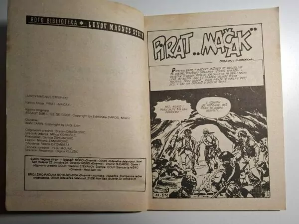 Blek LMS 612 - Pirat Mačak (Dnevnik)