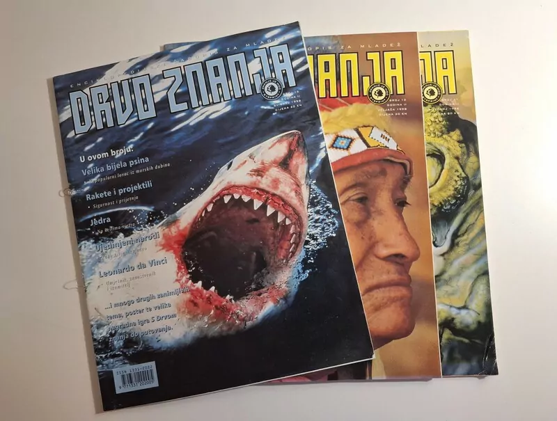 Drvo znanja - časopis za mlade lot 1998 - 3 broja