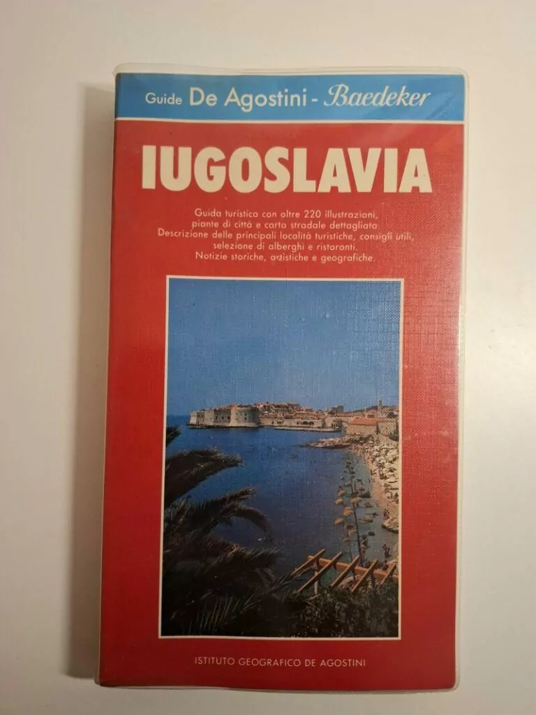 Guida De Agostini - Baedeker JUGOSLAVIJA (Iugoslavia) Con Cartina, iscrpan turistički vodič na talijanskom jeziku