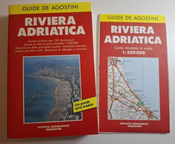 Guide de Agostini - Riviera Adriatica (Jadransko More - Italija) + karta