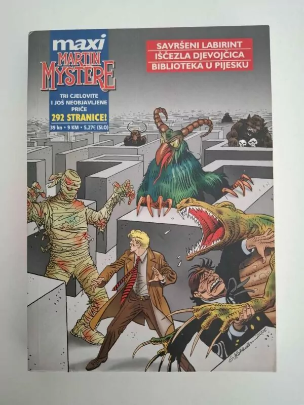 Martin Mystere - Maxi #2 (Strip-Agent) Savršeni labirint - Iščezla djevojčica - Biblioteka u pijesku