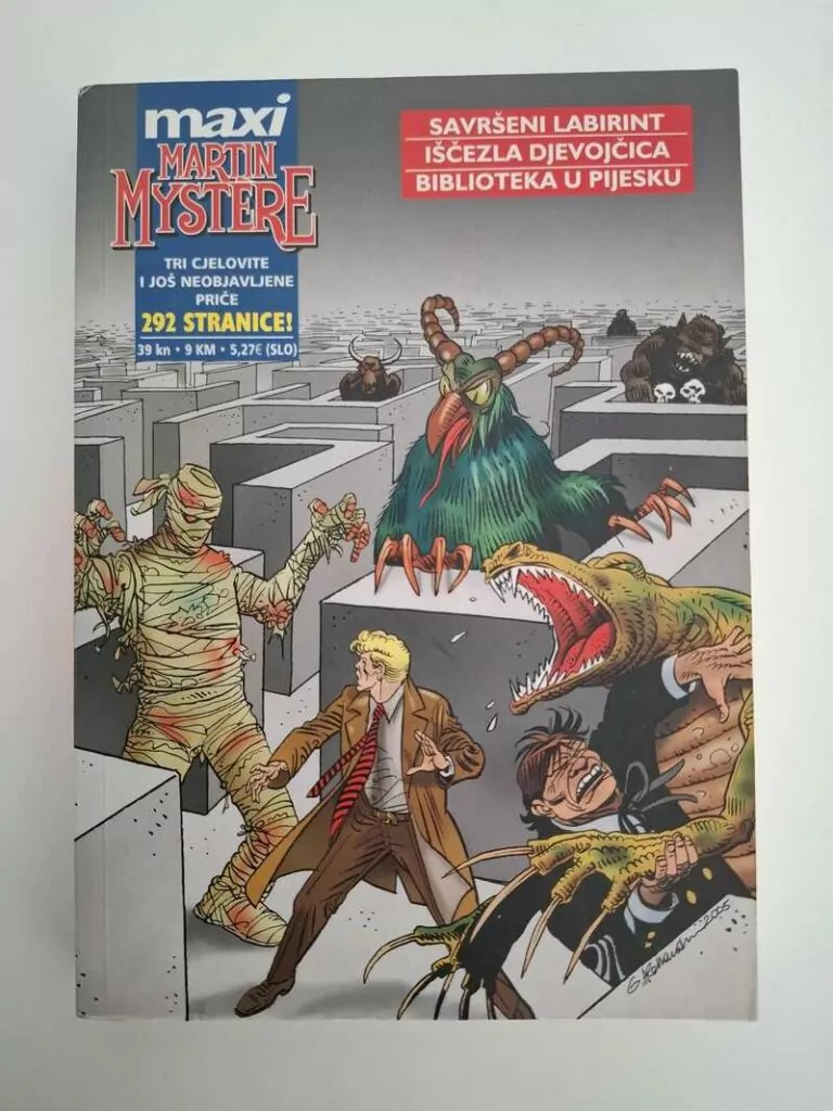 Martin Mystere - Maxi #2 (Strip-Agent) Savršeni labirint - Iščezla djevojčica - Biblioteka u pijesku