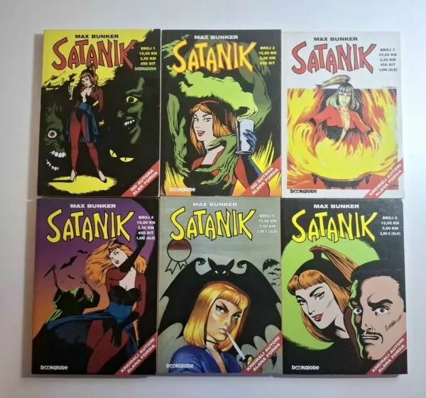 Satanik komplet 1-6 Bookglobe