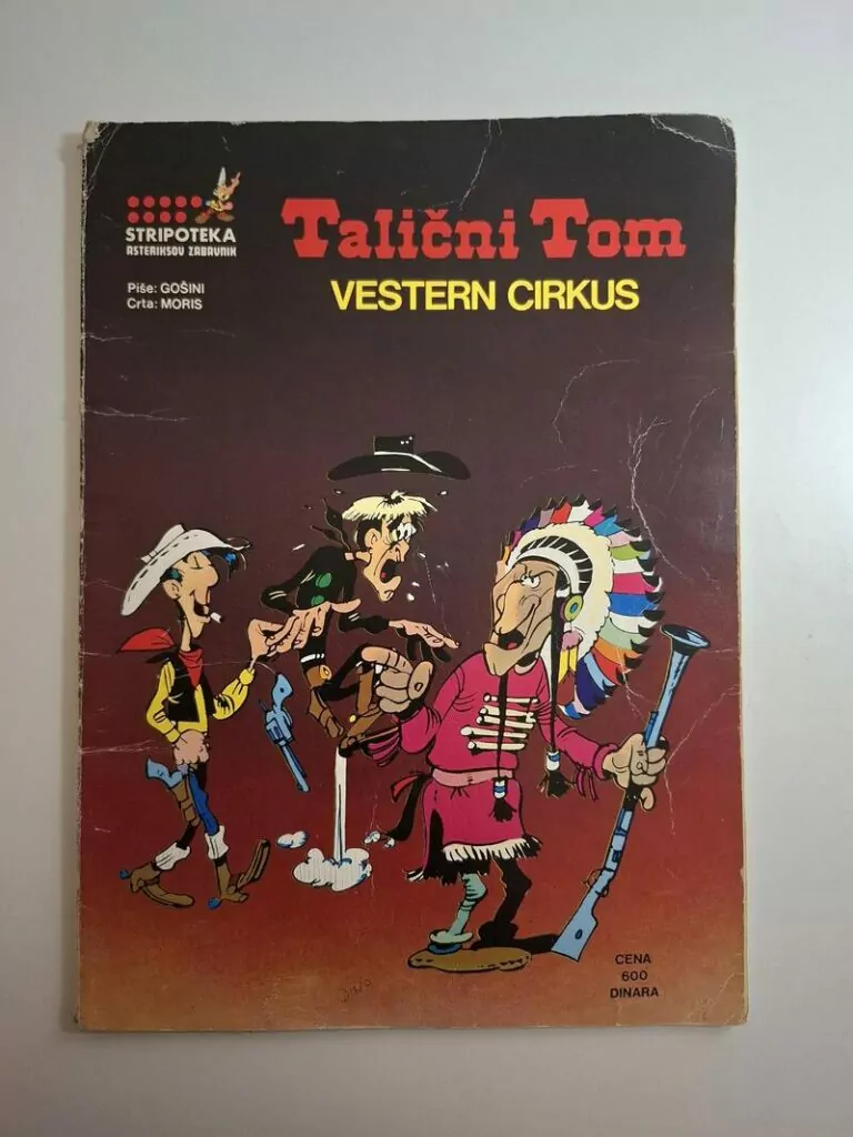 Talični Tom - Vestern cirkus , Maurice De Bevere (Morris) Marketprint - Asteriksov zabavnik