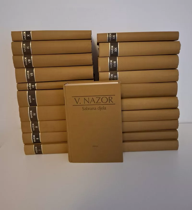 Vladimir Nazor Sabrana djela Vladimira Nazora 1-21 komplet (izdanje Mladost)