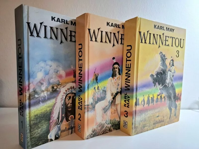 Winnetou - Karl May - komplet od 3 knjige (Mladost)