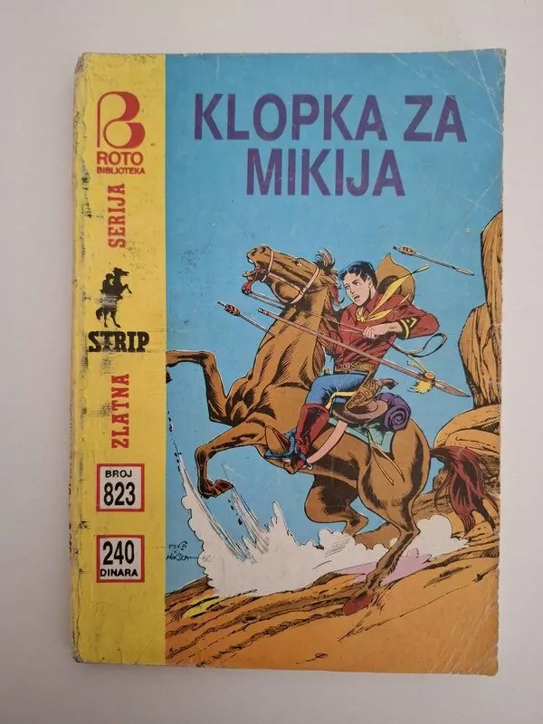 Zlatna serija br.823 - Kapetan Miki - Klopka za Mikija