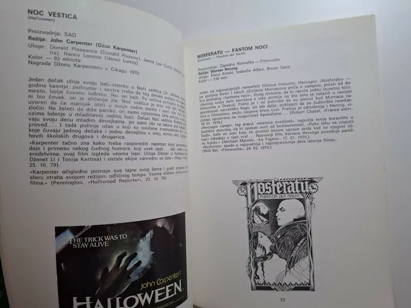 Avala Pro Film katalog filmova Beograd 1978 (specijalitet za kolekcionare i zaljubljenike u film) - Slika 2