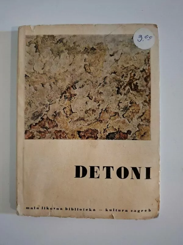 Marijan Detoni - Mala likovna biblioteka , Naprijed Zagreb (hrvatsko slikarstvo)